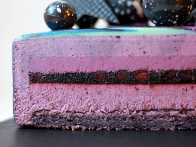 Blueberry Cheesecake Mousse Cake