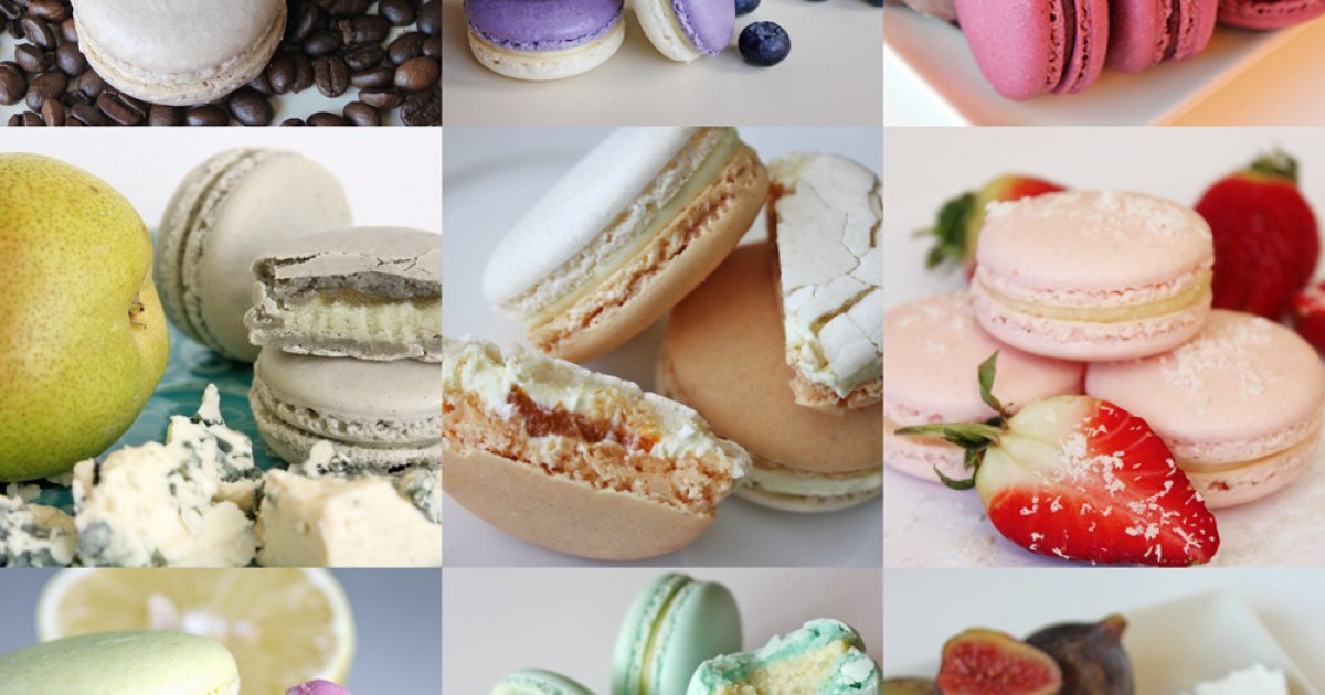 Fillings For Macarons, Set Of 30 Recipes - Dessert School